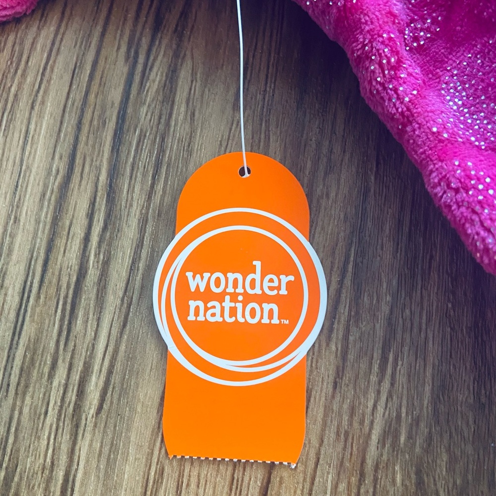 Wonder Nation Girls Hooded Plush Jacket- NWT - Picture 7 of 7